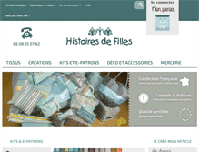 Tablet Screenshot of histoires-de-filles.com